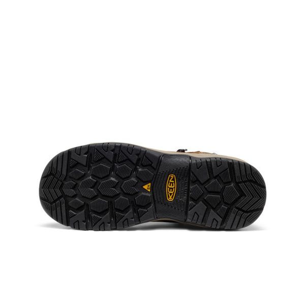 Women's Skokie Waterproof Work Boot (Carbon Toe)  |  Bison/Black - Image 6