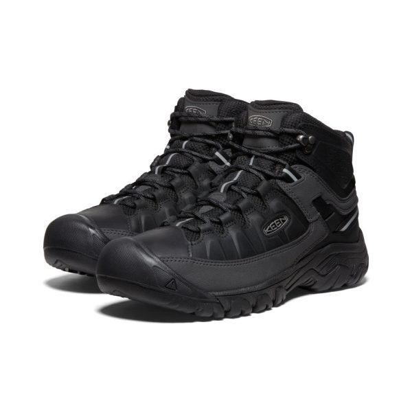 Men's Targhee III Waterproof Mid  |  Triple Black - Image 2