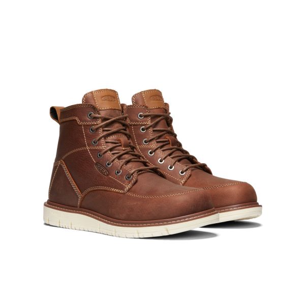 Men's San Jose 6 Boot (Soft Toe)  |  Gingerbread/Off White - Image 2