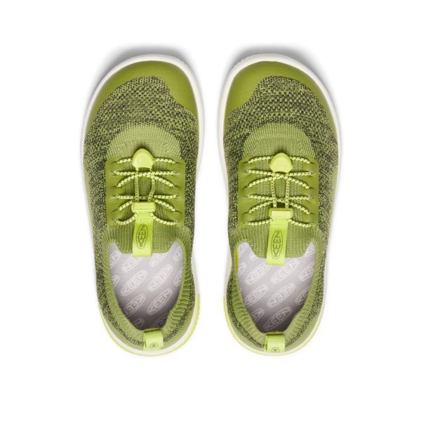 Big Kids' KNX Knit Sneaker  |  Iguana/Evening Primrose - Image 4