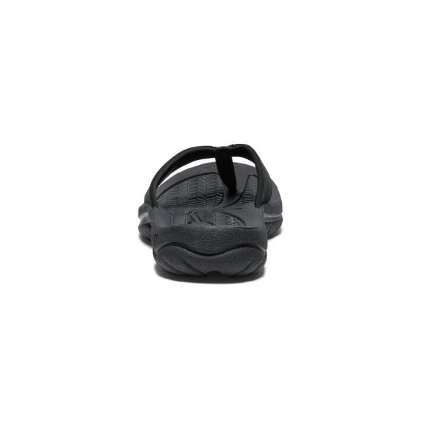 Women's Kona Leather Flip-Flop  |  Black/Vapor - Image 5
