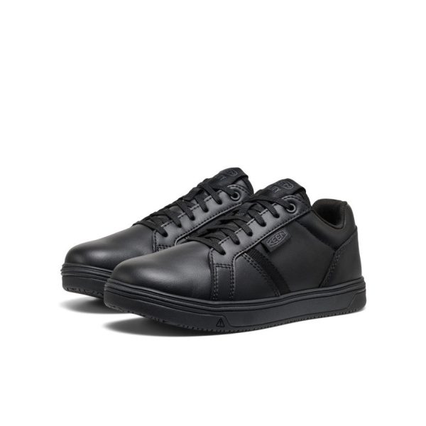 Women's Kenton WTX Work Shoe (Soft Toe)  |  Black/Black - Image 2