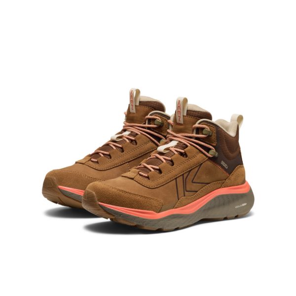 Women's Leiki Waterproof Leather Hiking Boot  |  Chipmunk/Bison - Image 2