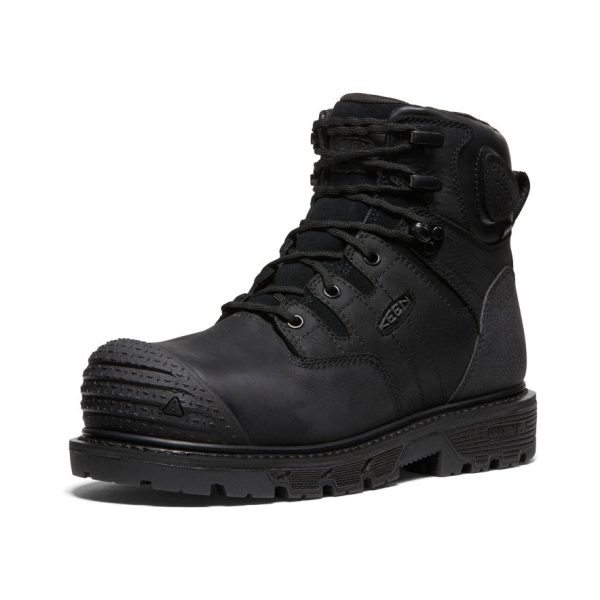 Men's Camden 6 Waterproof Boot (Carbon Toe)  |  Black/Black - Image 3