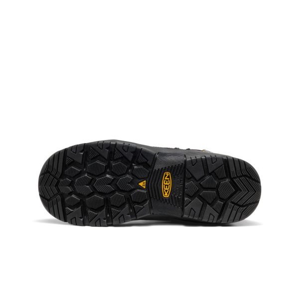 Men's Skokie Waterproof Work Boot (Soft Toe)  |  Black/Black - Image 6