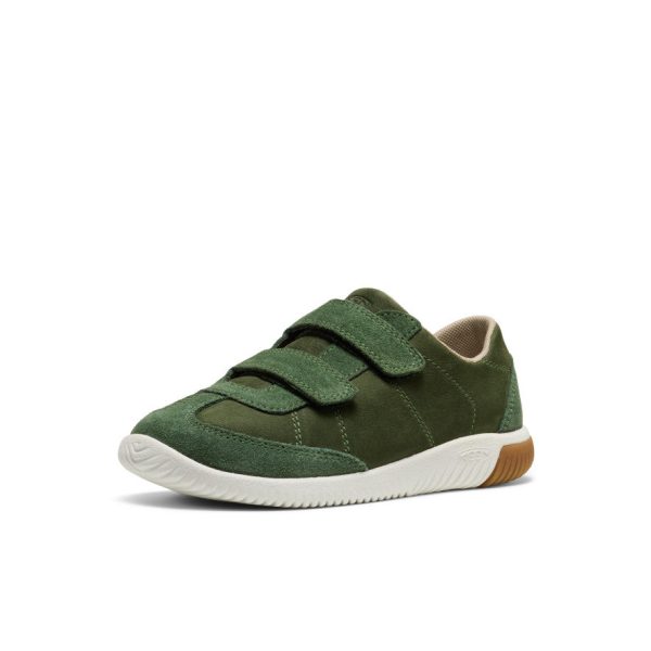 Big Kids' KNX T-Toe Sneaker  |  Bronze Green/Star White - Image 3