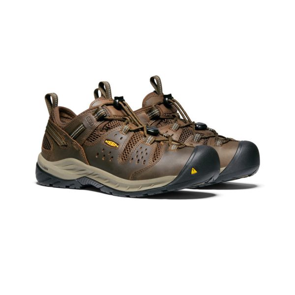 Men's Atlanta Cool II ESD (Soft Toe)  |  Cascade Brown/Forest Night - Image 2