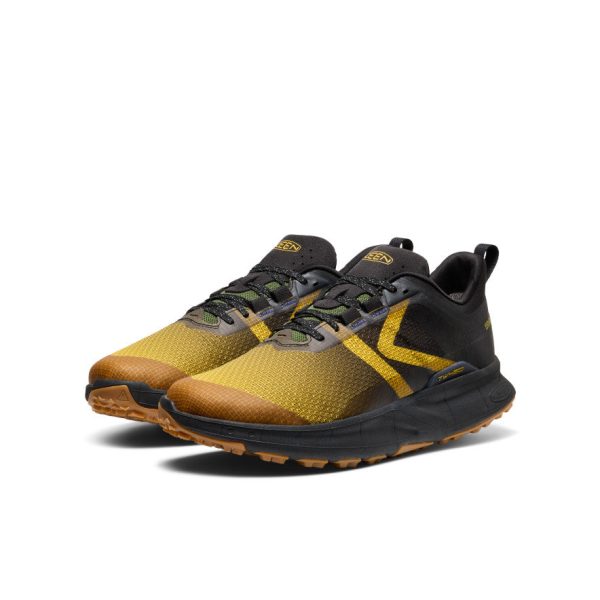 Men's 450 Dirt Waterproof Hiking Shoe  |  Lemon Curry/Black - Image 2