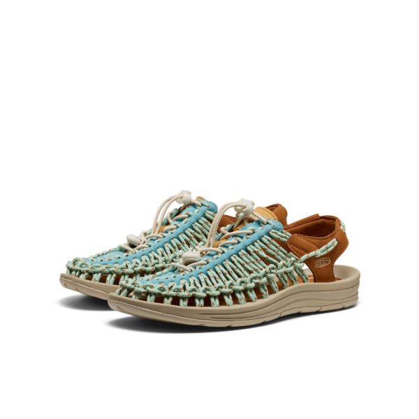 Women's UNEEK Sneaker  |  Milky Blue/Roasted Pecan - Image 2