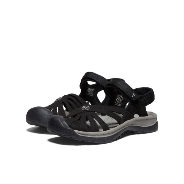 Women's Rose Sandal  |  Black/Neutral Gray - Image 2