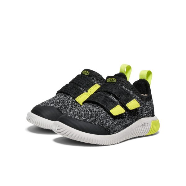 Toddlers' KNX Knit Double Strap  |  Black/Evening Primrose - Image 2