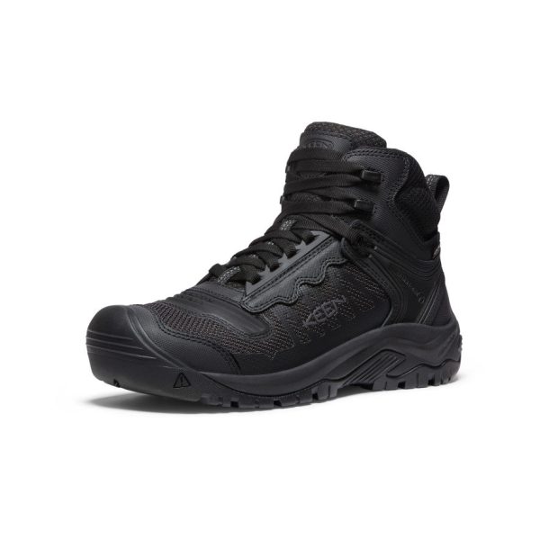 Men's Reno Waterproof Mid (Soft Toe)  |  Black/Black - Image 3
