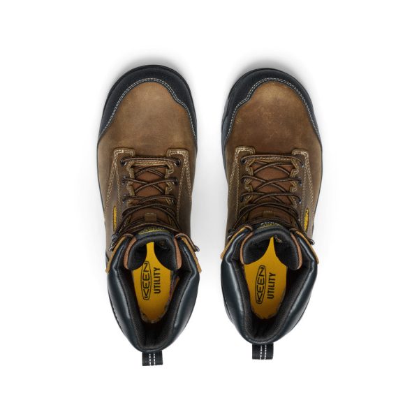 Men's Evanston 8 Insulated Waterproof Boot (Soft Toe)  |  Bison/Black - Image 4
