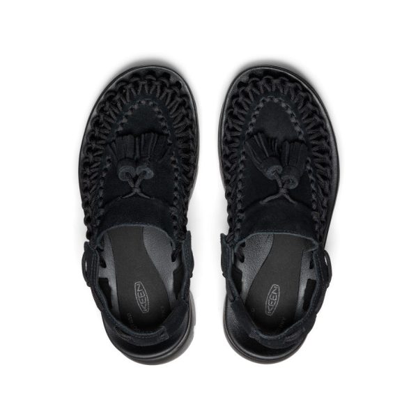 All Gender UNEEK PLT Tassel Sneaker  |  Black/Black - Image 4