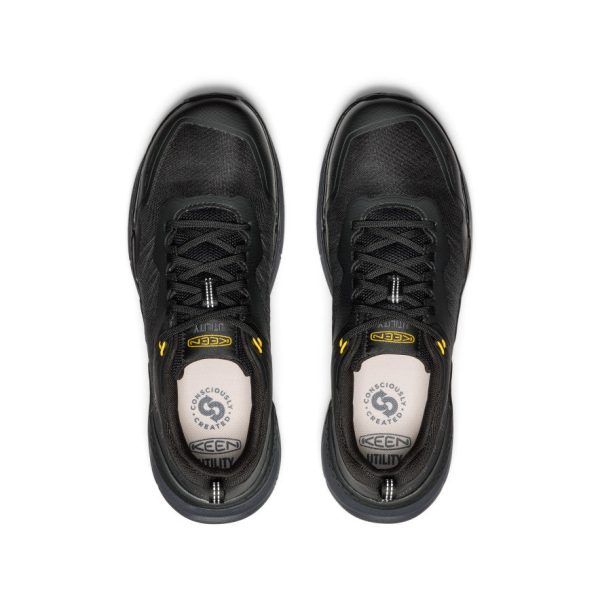 Men's Speedworks Work Sneaker (Carbon Toe)  |  Black/Steel Grey - Image 4