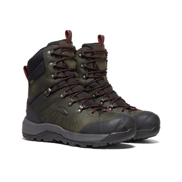 Men's Revel IV High Polar Waterproof Boot  |  Magnet/Red Carpet - Image 2