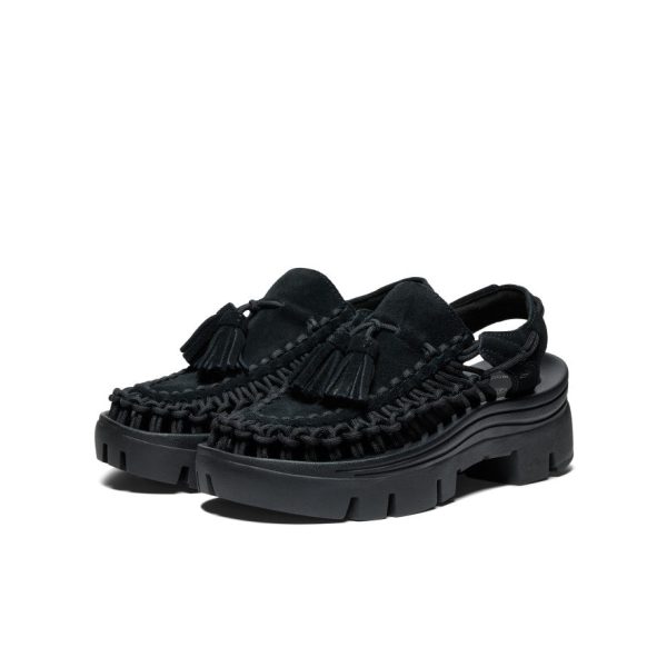 All Gender UNEEK PLT Tassel Sneaker  |  Black/Black - Image 2