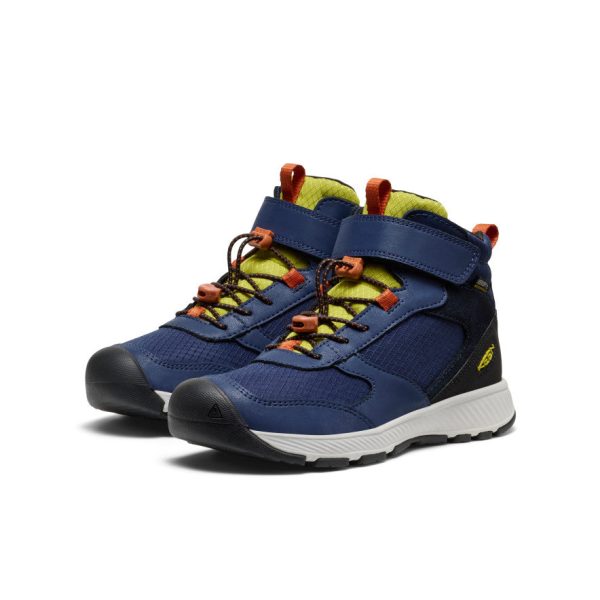 Big Kids' Skua Waterproof Boot  |  Naval Academy/Rogue Green - Image 2