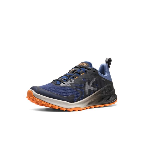 Men's Zionic NXT Waterproof Hiking Shoe  |  Naval Academy/Bright Marigold - Image 3