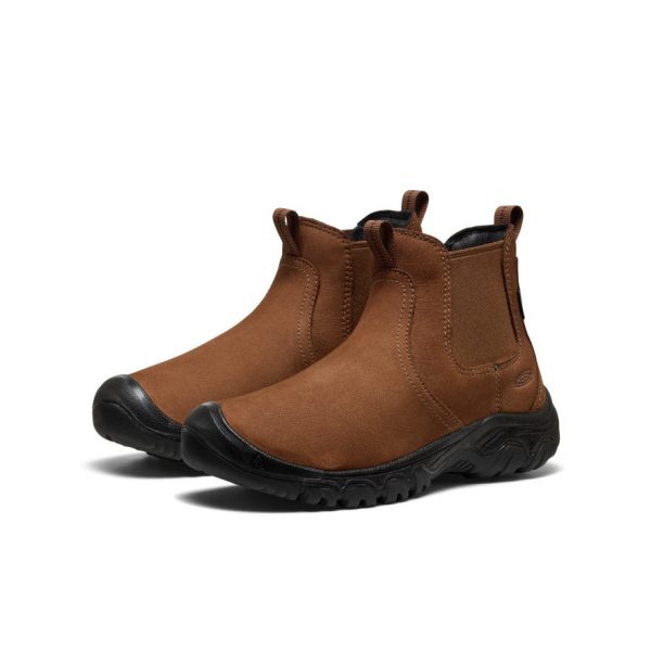 Women's Greta II Waterproof Chelsea  |  Bison/Black - Image 2