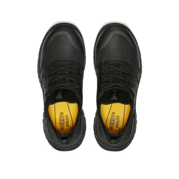 Women's Arvada Shift Work Sneaker (Carbon Toe)  |  Black/Magnet - Image 4