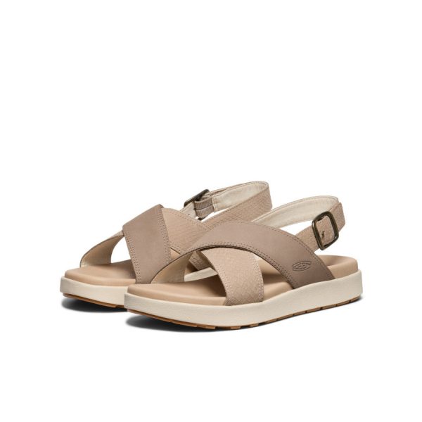 Women's Elle Luxe Cross Strap Sandal  |  Plaza Taupe/Brindle - Image 2