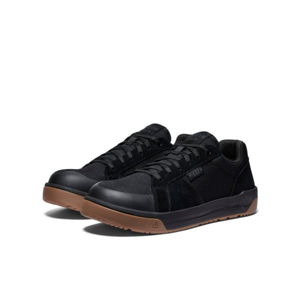 Men's Kenton Work Shoe (Carbon Toe)  |  Black/Gum - Image 2