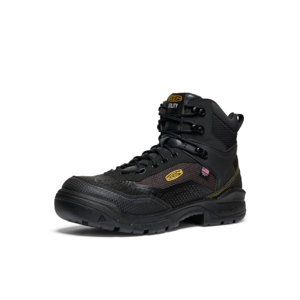 Men's Stronglite Waterproof Boot (Carbon Toe)  |  Black/Black - Image 3