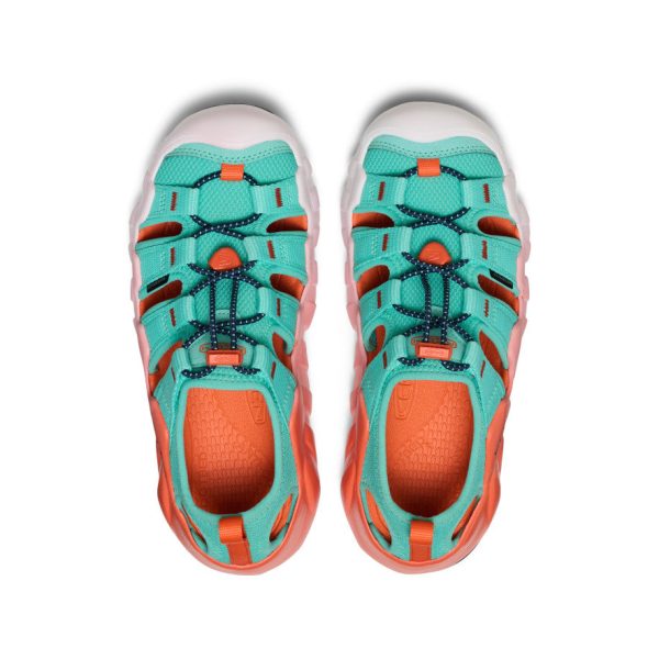 Women's Hyperport H2 Sandal  |  Pool Blue/Nasturtium - Image 4