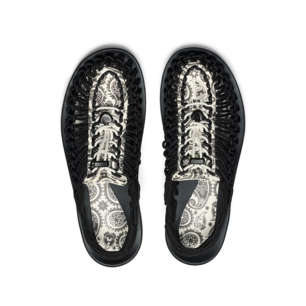 Men's UNEEK Sneaker x T.H.C.  |  Blk Raven Paisley - Image 4