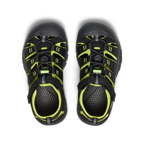 Big Kids' Newport H2  |  Black/Lime Green - Image 4