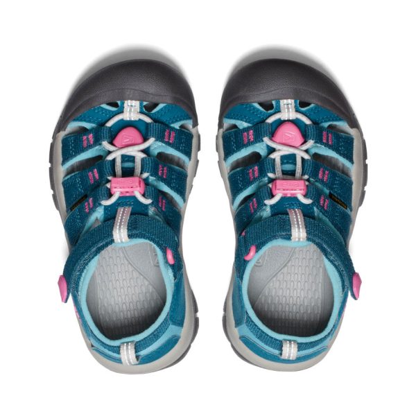 Little Kids' Newport H2  |  Legion Blue/Hot Pink - Image 4