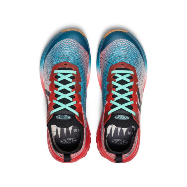 Men's Seek Trail Running Shoe  |  Grenadine/Ocean Depths - Image 4