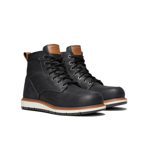Men's San Jose 6 Boot (Aluminum Toe)  |  Black/Caramel Cafe - Image 2