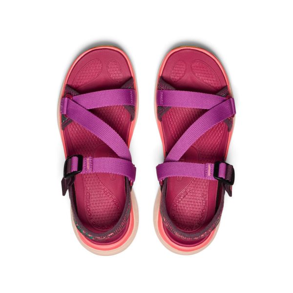 Women's Leiki Open-Toe Sandal  |  Plum Perfect/Dubarry - Image 5