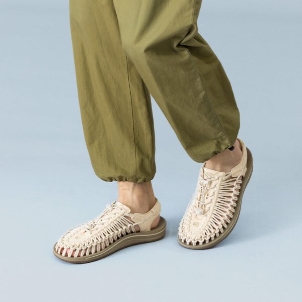 Men's UNEEK Sneaker  |  White Cap/Cornstalk - Image 8