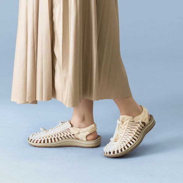 Women's UNEEK Sneaker  |  White Cap/Cornstalk - Image 9