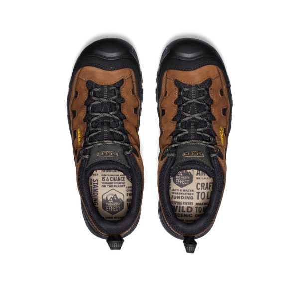 Men's Targhee IV Vented Hiking Shoe  |  Bison/Golden Yellow - Image 4