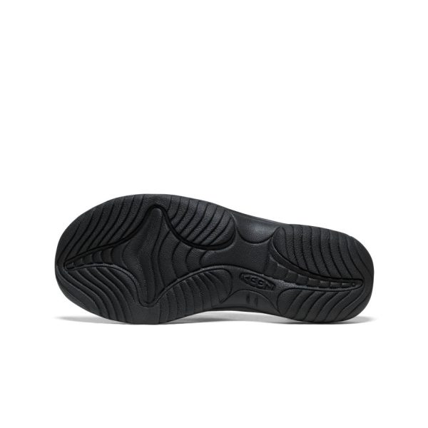 Men's Kona Leather Flip-Flop  |  Black/Steel Grey - Image 6
