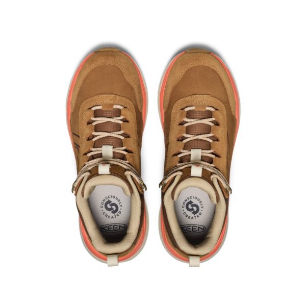 Women's Leiki Waterproof Leather Hiking Boot  |  Chipmunk/Birch - Image 4