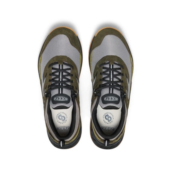 Men's Hightrail Waterproof Hiking Shoe  |  Steel Grey/Forest Night - Image 4