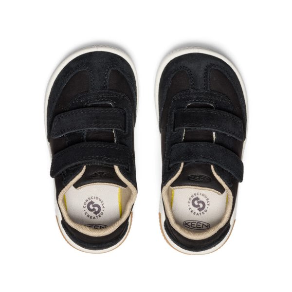 Little Kids' KNX T-Toe Sneaker  |  Black/Star White - Image 4