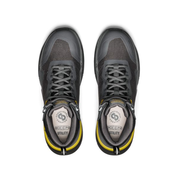 Men's Synchro Waterproof Work Boot (Carbon Toe)  |  Magnet/Black - Image 4