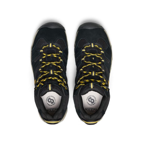 Men's Headout Waterproof Hiking Boot  |  Black/Lemon Curry - Image 4