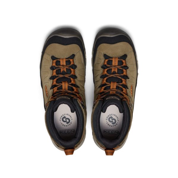 Men's Targhee IV Waterproof Hiking Boot  |  Sea Turtle/Roasted Pecan - Image 4
