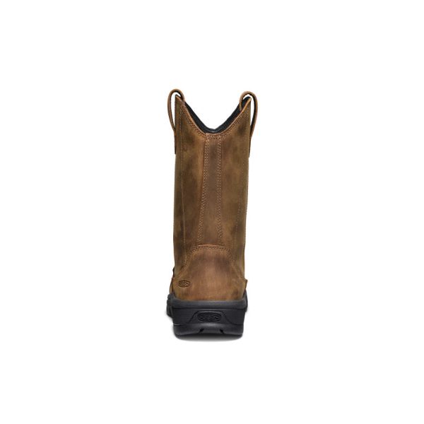 Women's Evanston Pull-On Waterproof Boot (Carbon Toe)  |  Bison/Black - Image 5