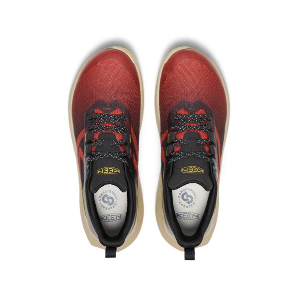 Men's 450 Dirt Waterproof Hiking Shoe  |  Red Ochre/Black - Image 4
