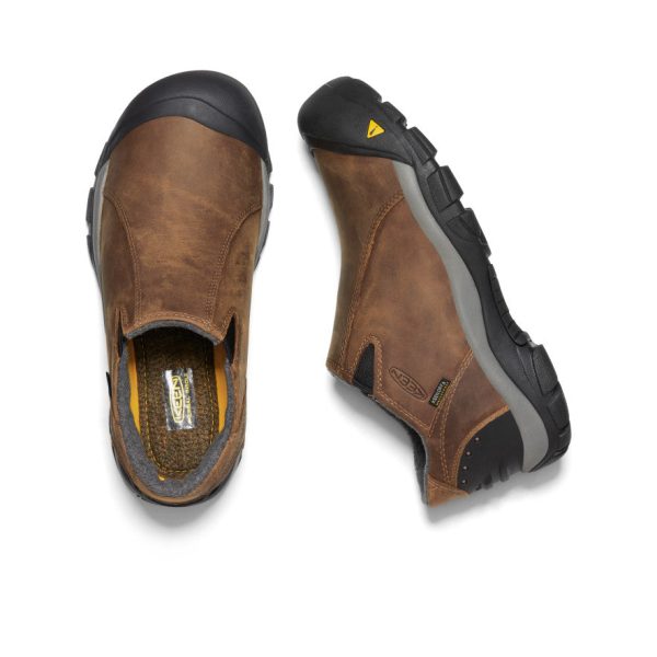 Men's Brixen Waterproof Low  |  Slate Black/Madder Brown - Image 4