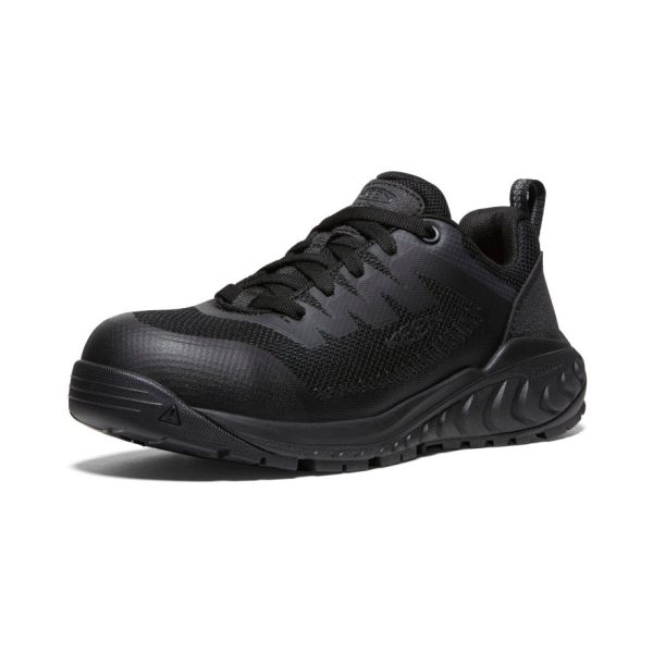 Women's Arvada ESD Work Sneaker (Carbon Toe)  |  Black/Black - Image 3