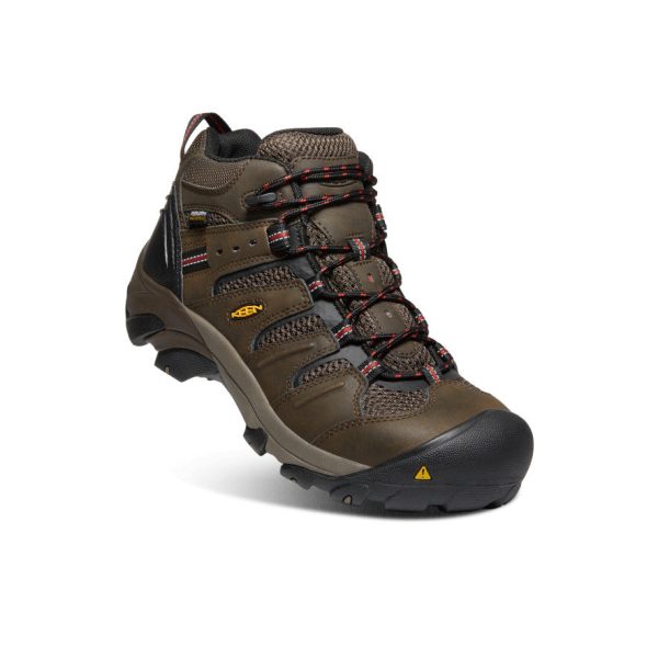 Men's Lansing Mid Waterproof (Steel Toe)  |  Cascade Brown/Brindle - Image 3
